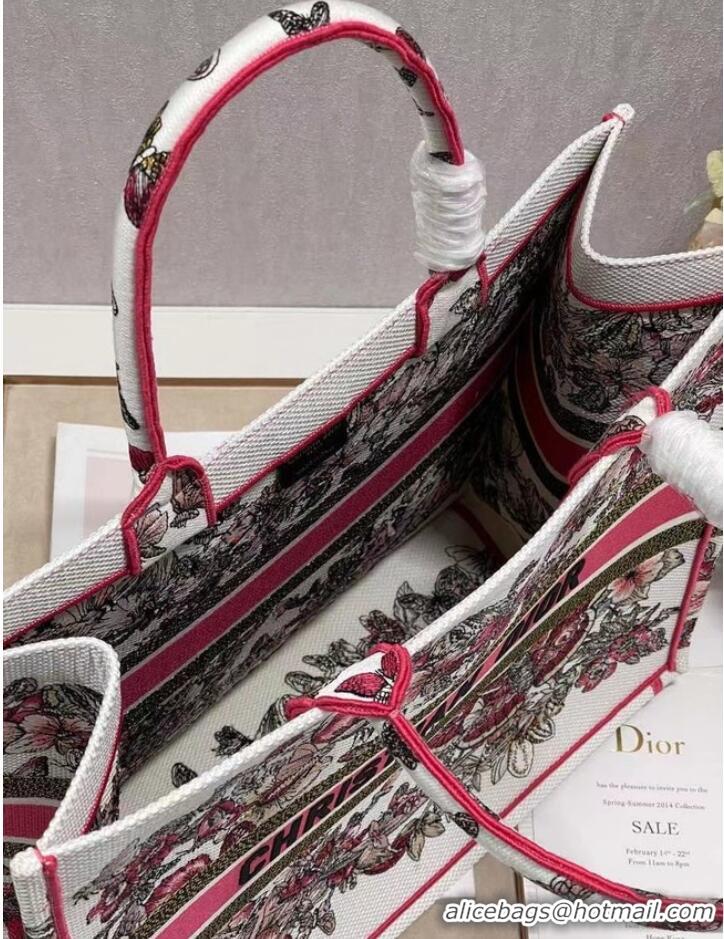 Famous Brand DIOR BOOK TOTE Embroidery C1211L-2