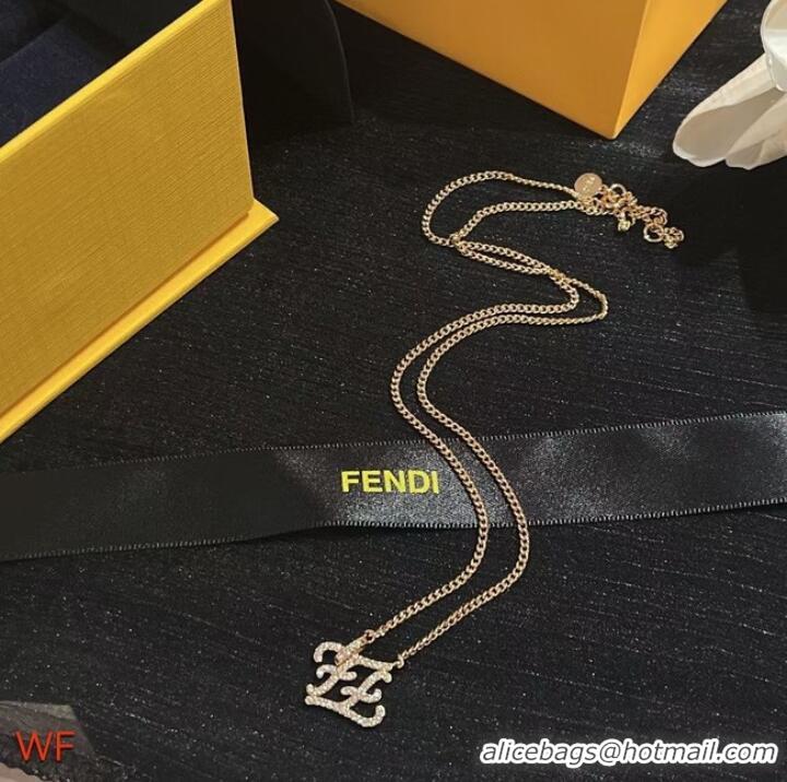 Cheap Pretty Style Fendi Necklace CE7199