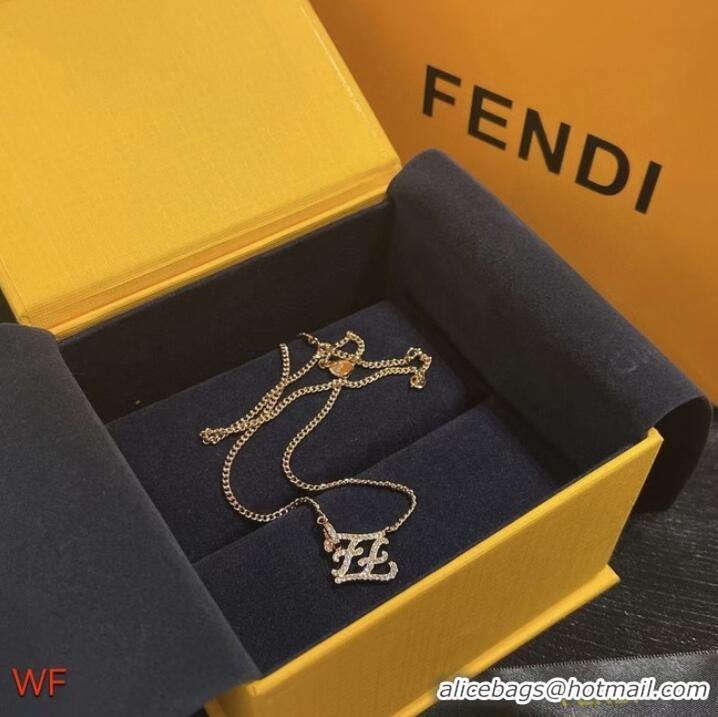 Cheap Pretty Style Fendi Necklace CE7199