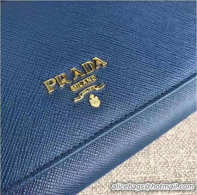 Top Grade Prada New Design Original Leather Mini-bag PD8003 Blue