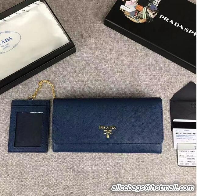 Top Grade Prada New Design Original Leather Mini-bag PD8003 Blue