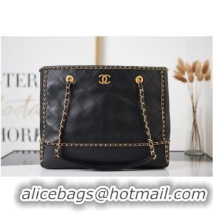 Grade Quality Chanel Sheepskin Shoulder Bags AS2761 black