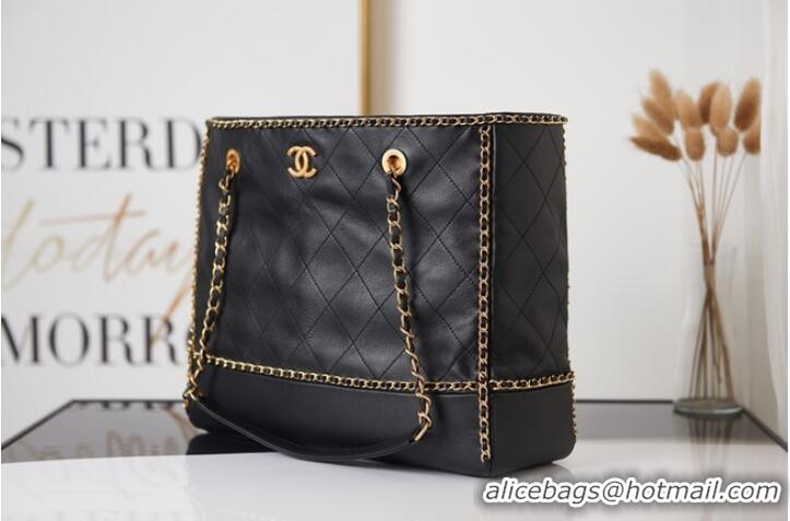 Grade Quality Chanel Sheepskin Shoulder Bags AS2761 black