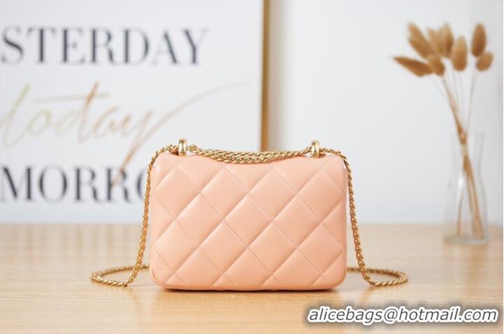 Promotional Chanel Flap Lambskin mini Shoulder Bag AS3113 pink