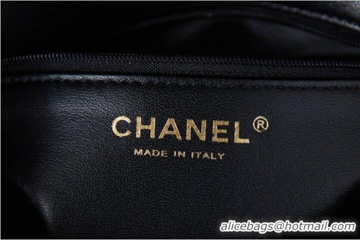 Well Crafted Chanel Flap Lambskin mini Shoulder Bag AS3113 black