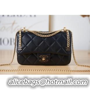 Famous Brand Chanel Flap Lambskin small Shoulder Bag AS3114 pink