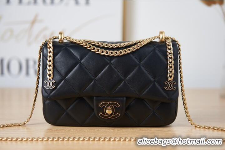 Famous Brand Chanel Flap Lambskin small Shoulder Bag AS3114 pink