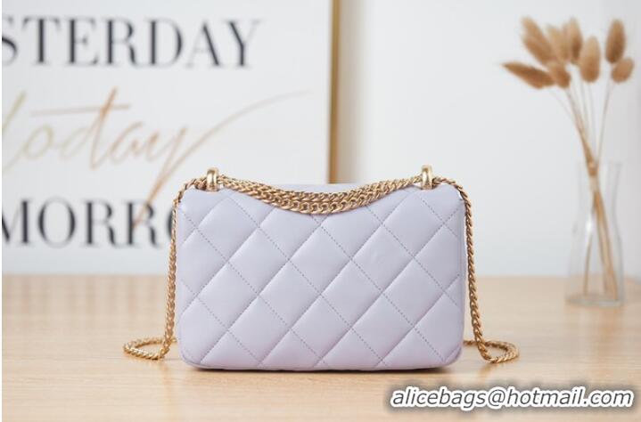 Affordable Price Chanel Flap Lambskin small Shoulder Bag AS3114 Lavender