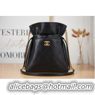 Good Taste Chanel SMALL Lambskin Shoulder Bag AS2986 black