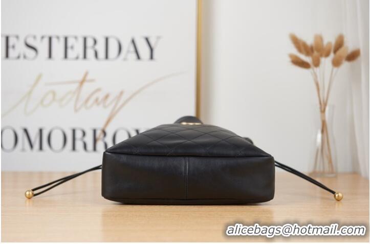 Good Taste Chanel SMALL Lambskin Shoulder Bag AS2986 black