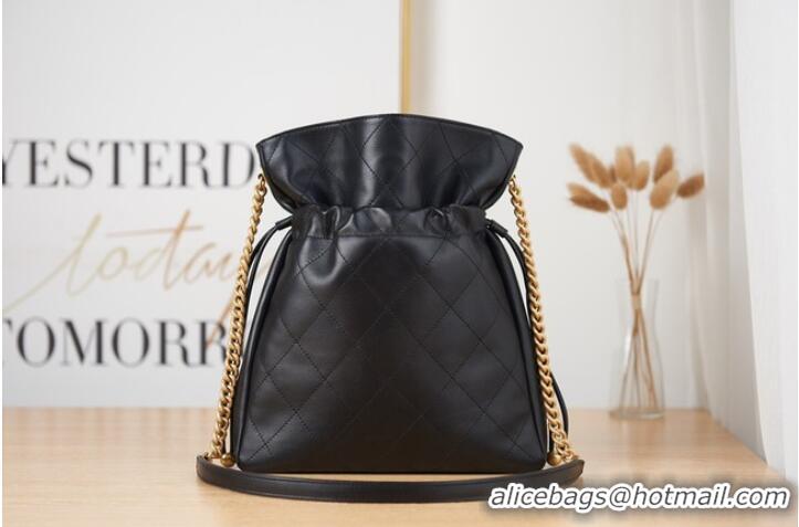 Good Taste Chanel SMALL Lambskin Shoulder Bag AS2986 black