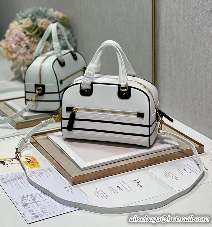 Good Product DIOR medium leather tote Bag C9200 White