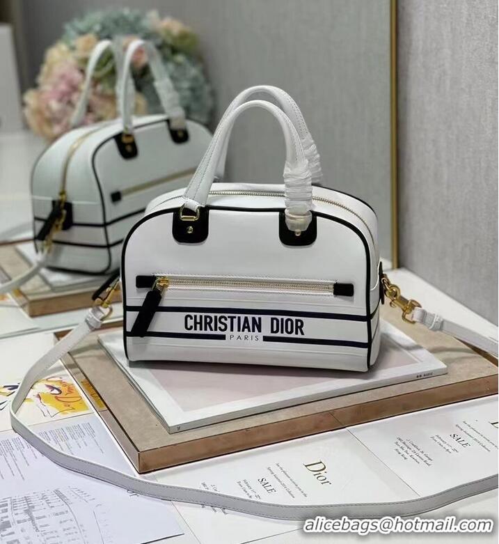 Good Product DIOR medium leather tote Bag C9200 White