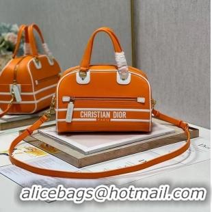 Promotional DIOR medium leather tote Bag C9200 orange