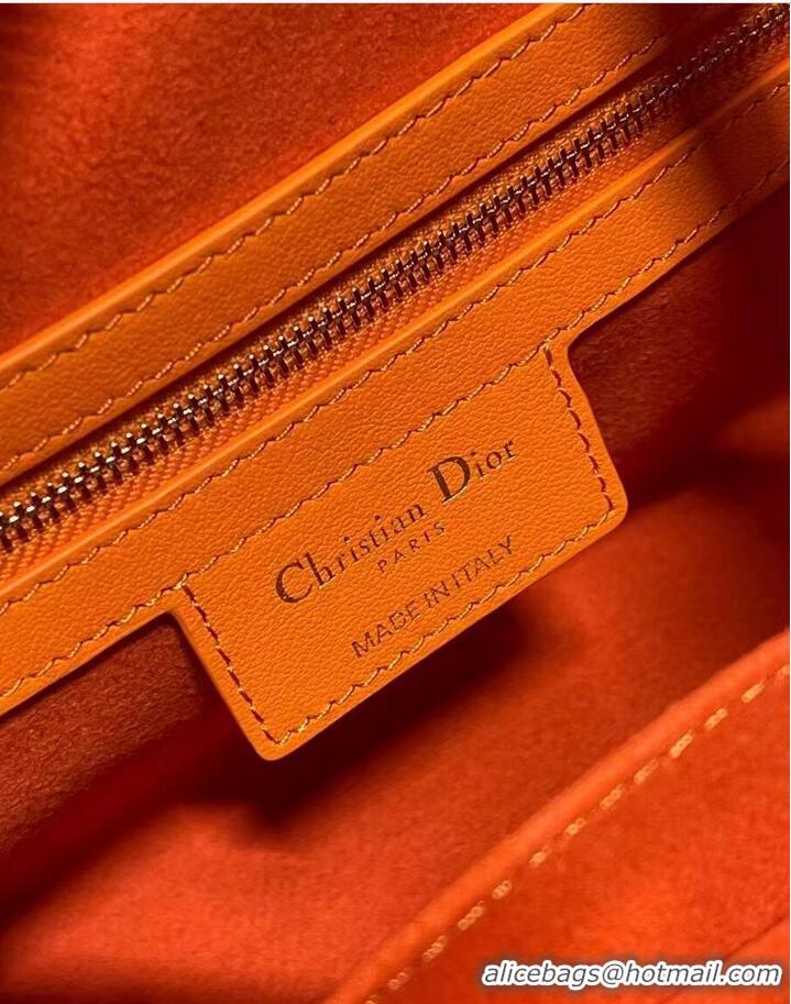 Promotional DIOR medium leather tote Bag C9200 orange