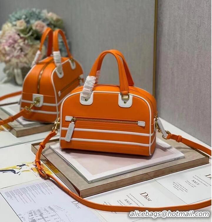 Promotional DIOR medium leather tote Bag C9200 orange