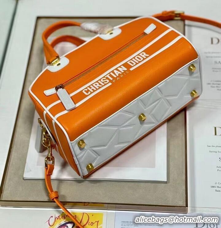 Promotional DIOR medium leather tote Bag C9200 orange