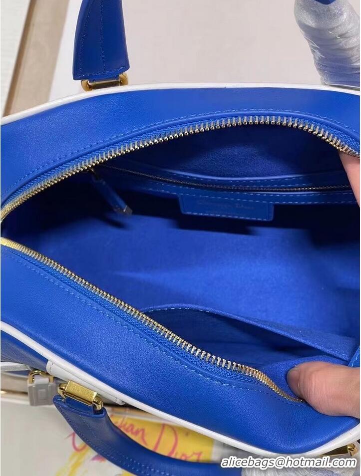 New Style DIOR medium leather tote Bag C9200 blue