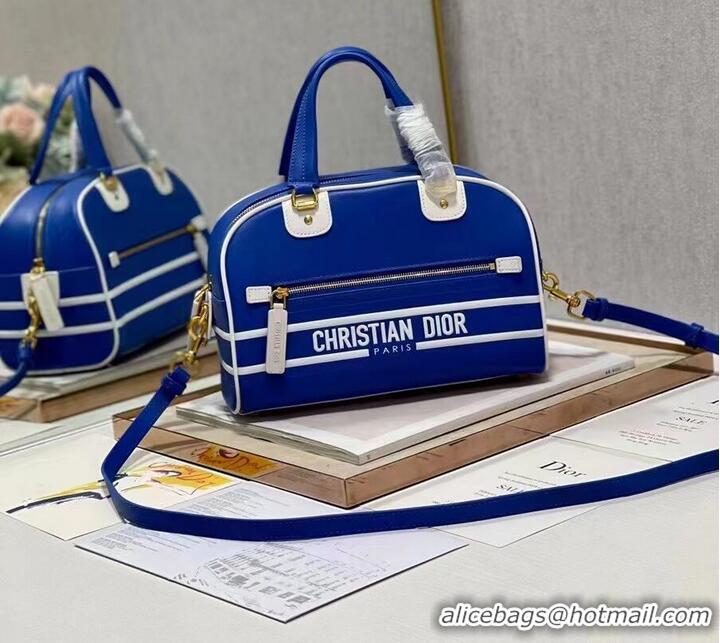 New Style DIOR medium leather tote Bag C9200 blue