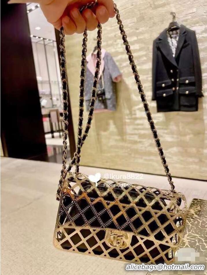 Good Taste Chanel Original Leather Hollow Bag 1112 Gold