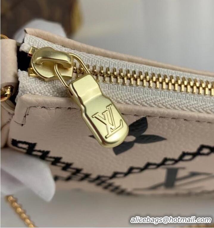 Louis Vuitton MINI POCHETTE ACCESSOIRES M81140 white