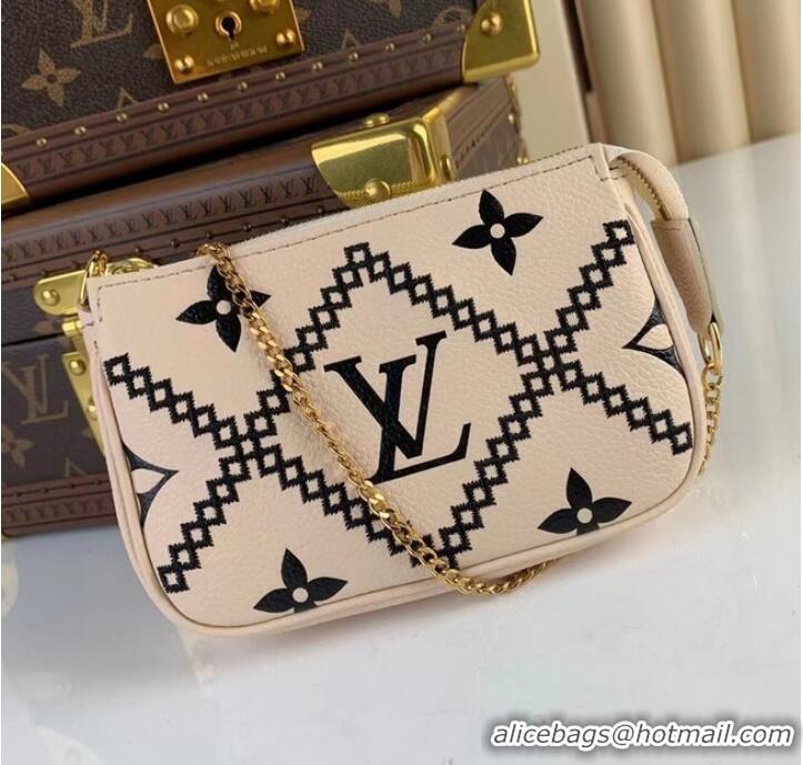 Louis Vuitton MINI POCHETTE ACCESSOIRES M81140 white