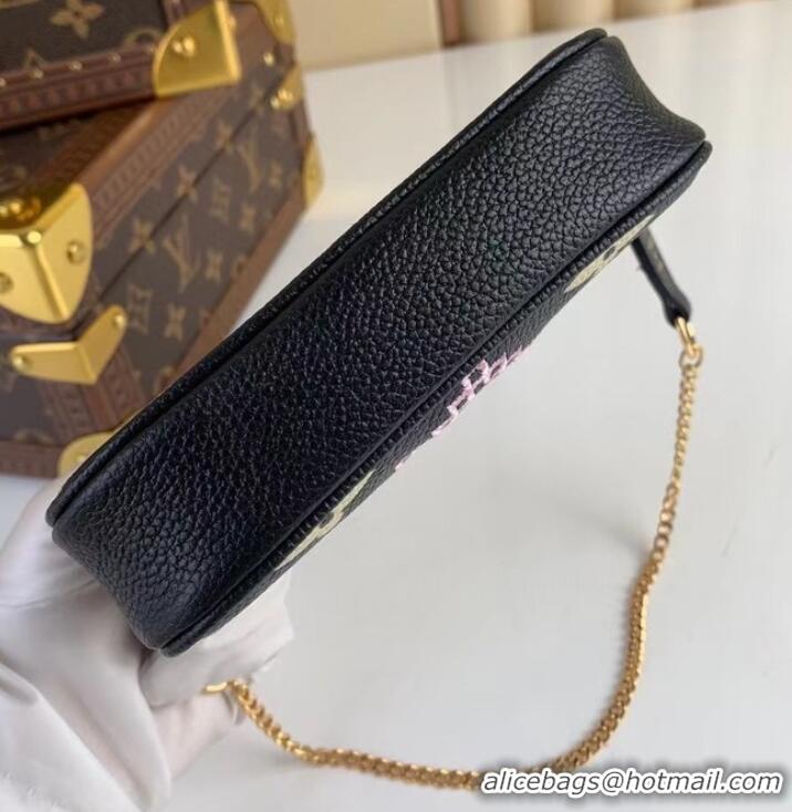 Hot Sell Cheap Louis Vuitton MINI POCHETTE ACCESSOIRES M81140 black