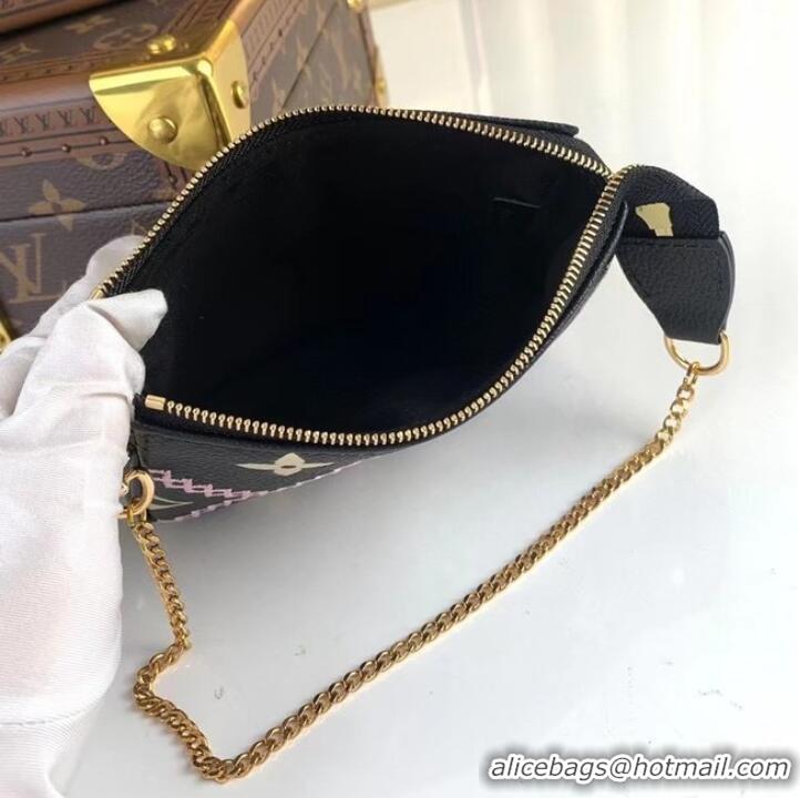 Hot Sell Cheap Louis Vuitton MINI POCHETTE ACCESSOIRES M81140 black