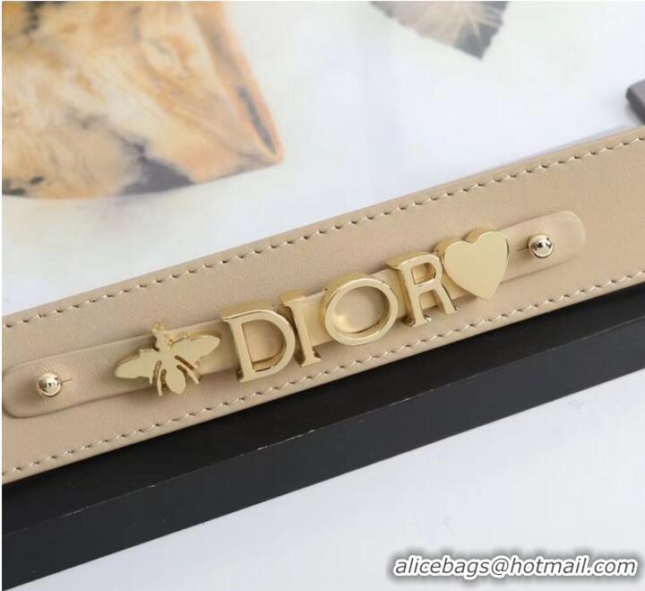 LADY DIOR MY ABCDIOR BAG Cannage Lambskin M0538O apricot