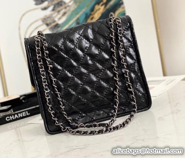 Top Quality Chanel flap bag Calfskin A0922 black