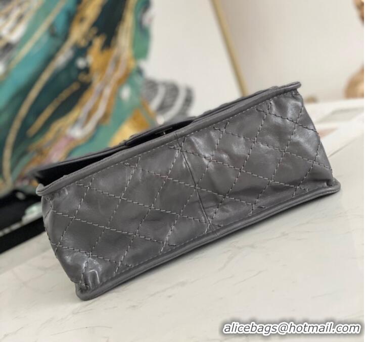 Promotional Chanel flap bag Calfskin A0922 gray