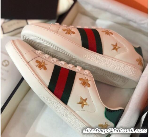 Top Grade Gucci Ace Sneakers with Bee and Web 022139 White