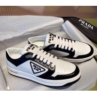  Best Price Prada District Leather Sneakers 121819 White/Black