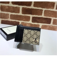 Buy Inexpensive Gucci Neo Vintage GG Supreme card case 597555 Black