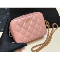 Modern Classic Chanel Lambskin camera bag AS2463 pink