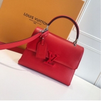 Well Crafted Louis Vuitton Original Epi Leather Grenelle Small Tote Bag M53694 Red