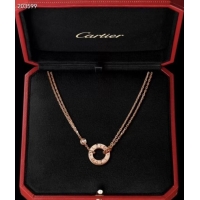 AAAAA Discount Cartier Necklace CE6879 Rose Gold