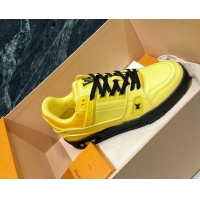 Best Price Louis Vuitton LV Trainer Sneakers 121778 Jaune Yellow