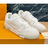 Super Quality Louis Vuitton LV Trainer Sneakers 121778 Whitet