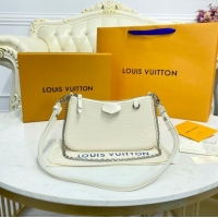 Unique Discount Louis Vuitton Epi Leather EASY POUCH ON STRAP M80471 WHITE