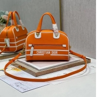 Promotional DIOR medium leather tote Bag C9200 orange