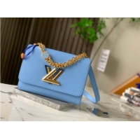 Top Quality Louis Vuitton TWIST MM M59627 light blue