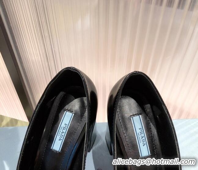 Duplicate Prada Leather Pumps 9.5cm 021952 Black