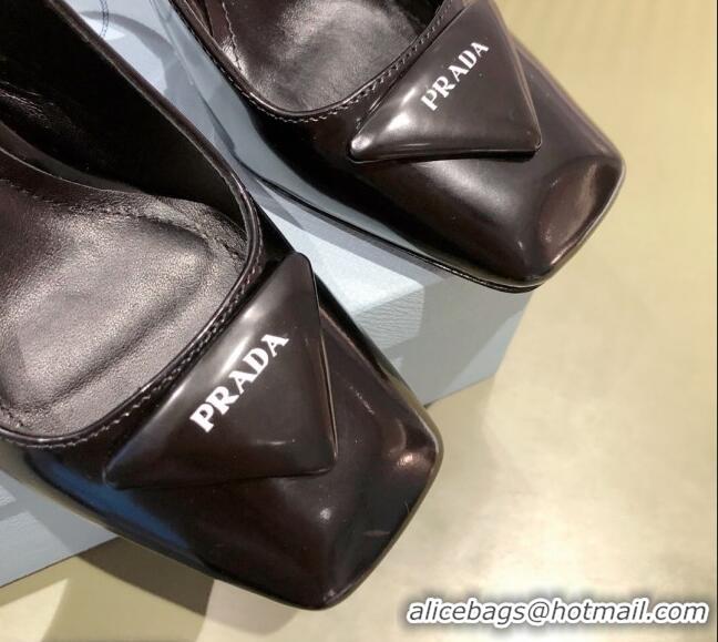 Duplicate Prada Leather Pumps 9.5cm 021952 Black