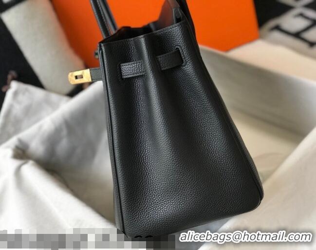 Most Popular Hermes Birkin Bag 35cm in Togo Leather H35 Black Gold 2021