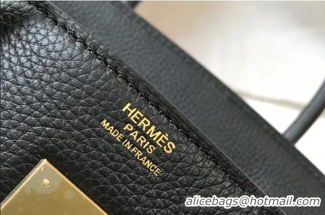 Most Popular Hermes Birkin Bag 35cm in Togo Leather H35 Black Gold 2021