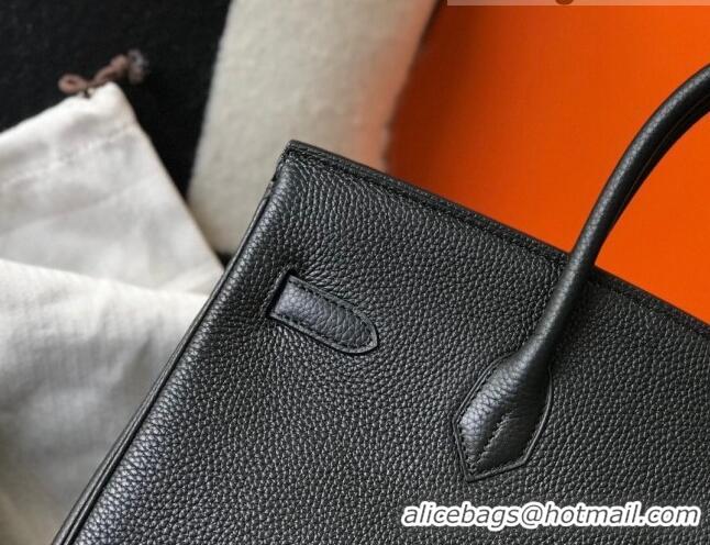 Most Popular Hermes Birkin Bag 35cm in Togo Leather H35 Black Gold 2021