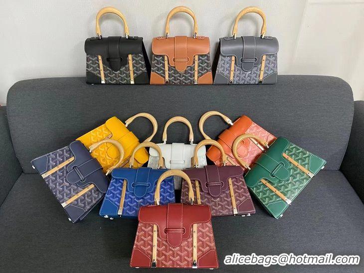 Unique Style Goyard Original Saigon Tote Bag With Strap Small 8942 Orange