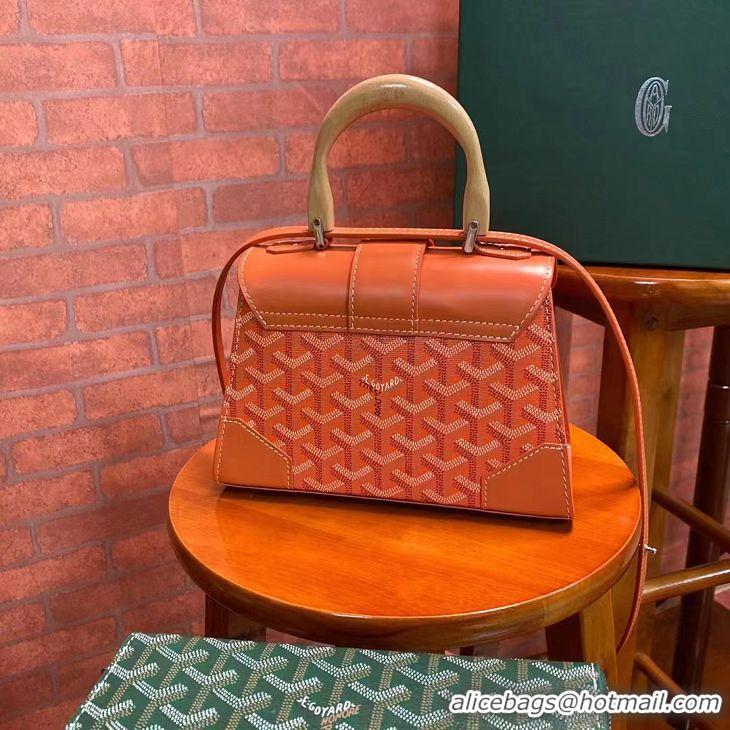 Unique Style Goyard Original Saigon Tote Bag With Strap Small 8942 Orange