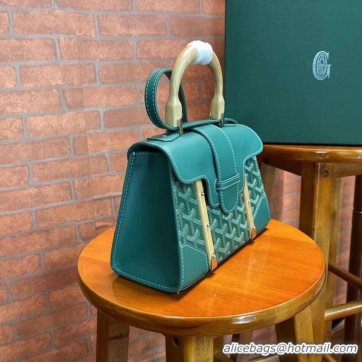 Discount Goyard Original Saigon Tote Bag With Strap Small 8942 Green